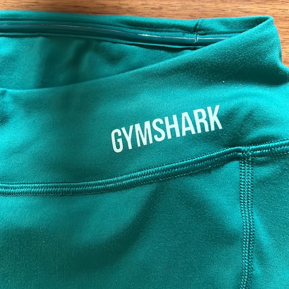 Gymshark- Super Soft Teal Leggings with Heal Holds